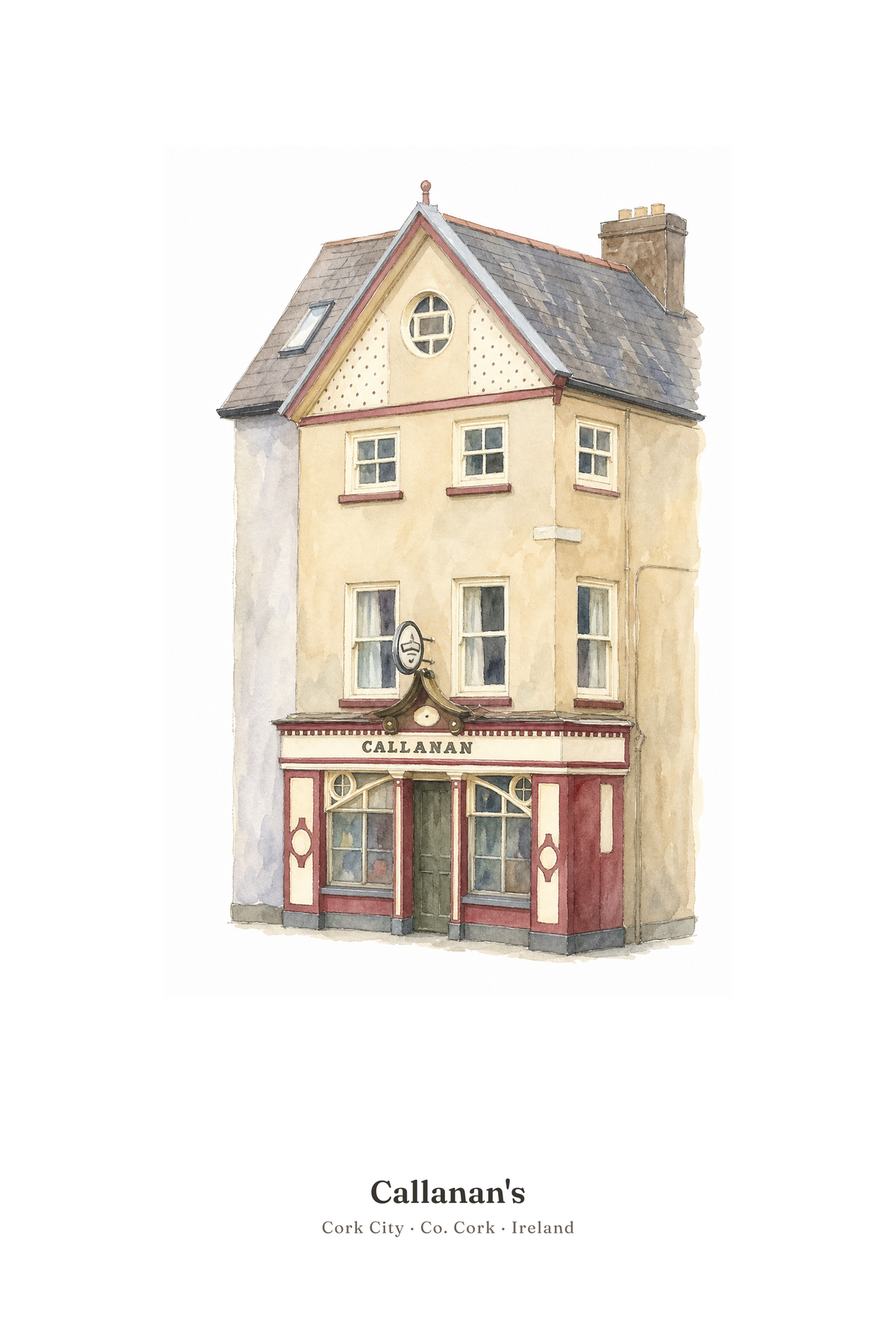 Callanan's — Illustrated Pub Poster