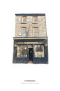 Courtney's — Illustrated Pub Poster