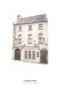 Cruise's Pub — Illustrated Pub Poster