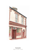 Curran's — Illustrated Pub Poster