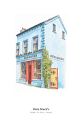 Dick Mack's — Illustrated Pub Poster