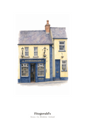 Fitzgerald's — Illustrated Pub Poster