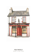 Matt Molloy's — Illustrated Pub Poster