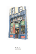 McDaid's — Illustrated Pub Poster