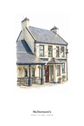 McDermott's — Illustrated Pub Poster