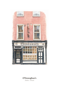 O'Donoghue's — Illustrated Pub Poster