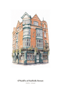 O'Neill's of Suffolk Street — Illustrated Pub Poster