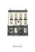 Robinson's Bar — Illustrated Pub Poster