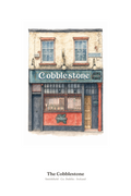 The Cobblestone — Illustrated Pub Poster