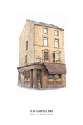 The Garrick Bar — Illustrated Pub Poster