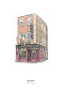 Toner's — Illustrated Pub Poster