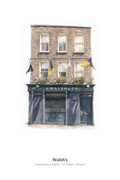 Walsh's — Illustrated Pub Poster